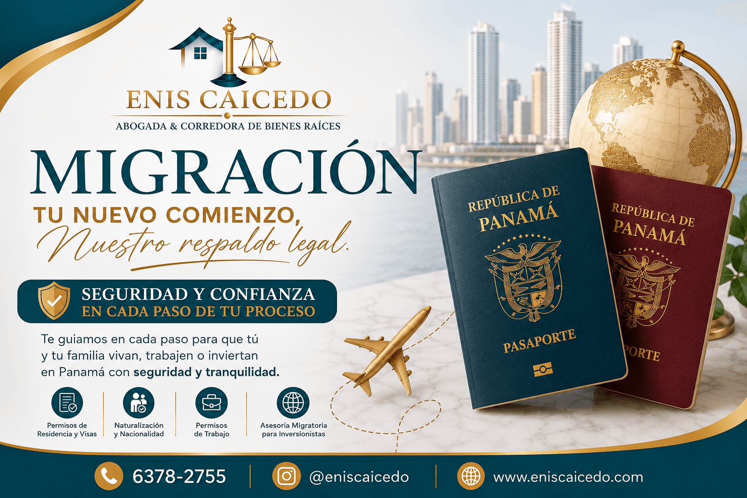 Portada de VISAS MIGRATORIAS EN PANAMÁ